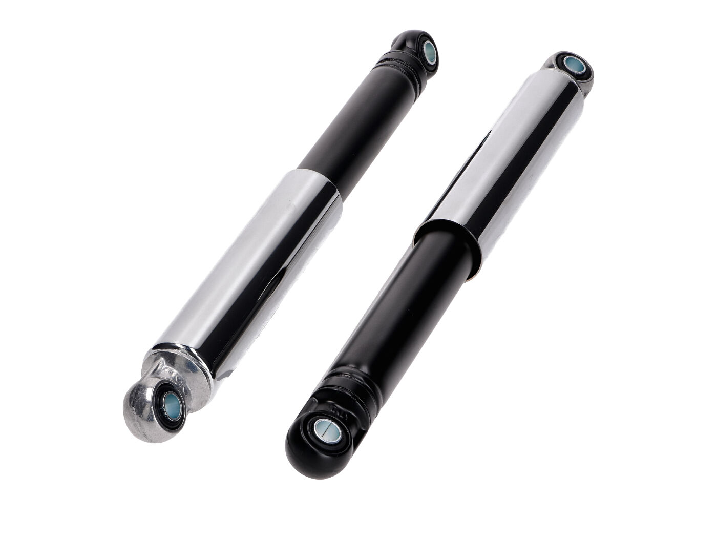 Pakabos statramsčiai IMCA chrome 320mm, skirti Zündapp mopedui, mopedui, mokick