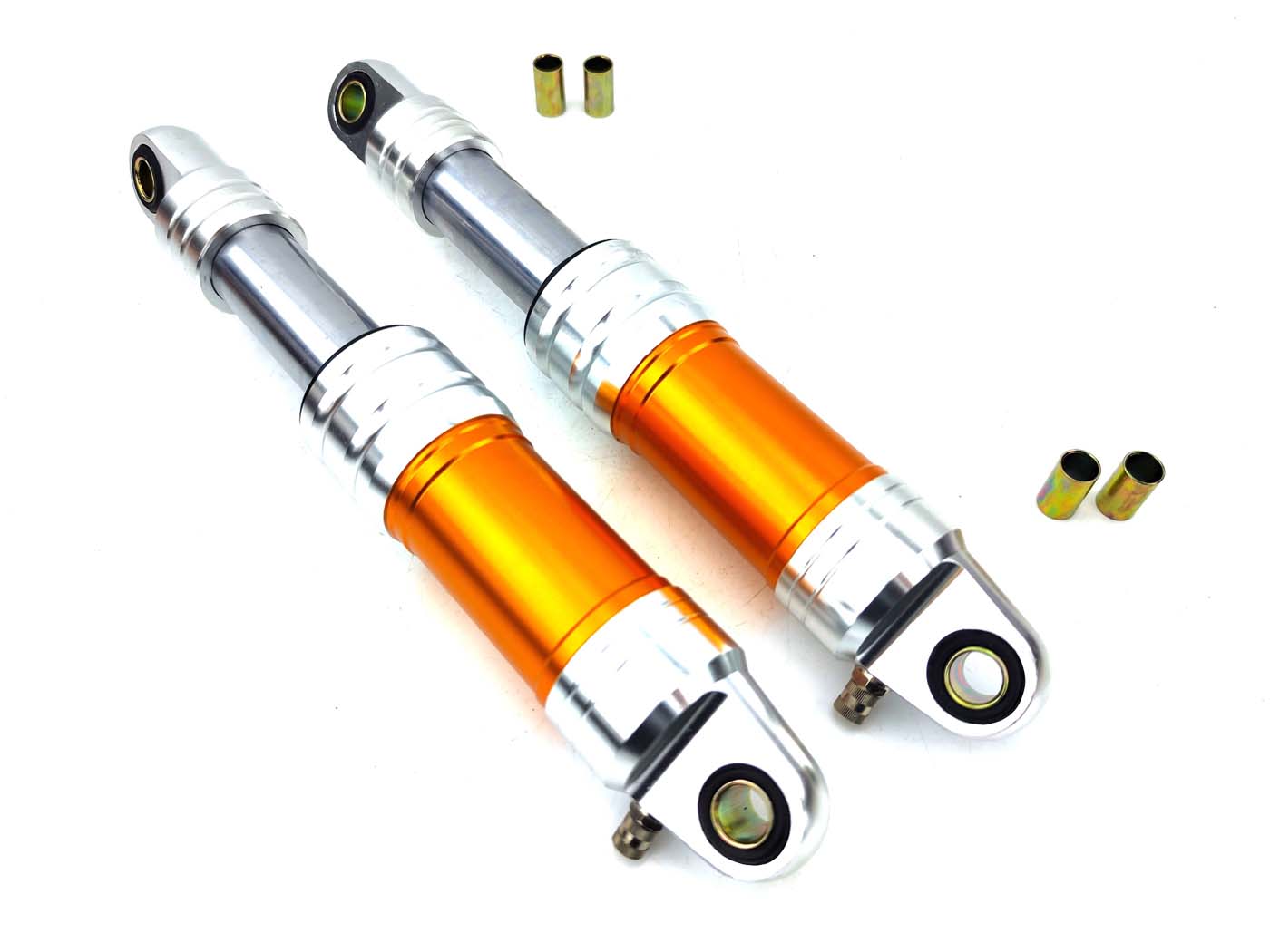 Amortizatorius hidraulinis 290mm 12mm aliuminio oranžinis, skirtas Zündapp Bergsteiger, Puch Maxi S