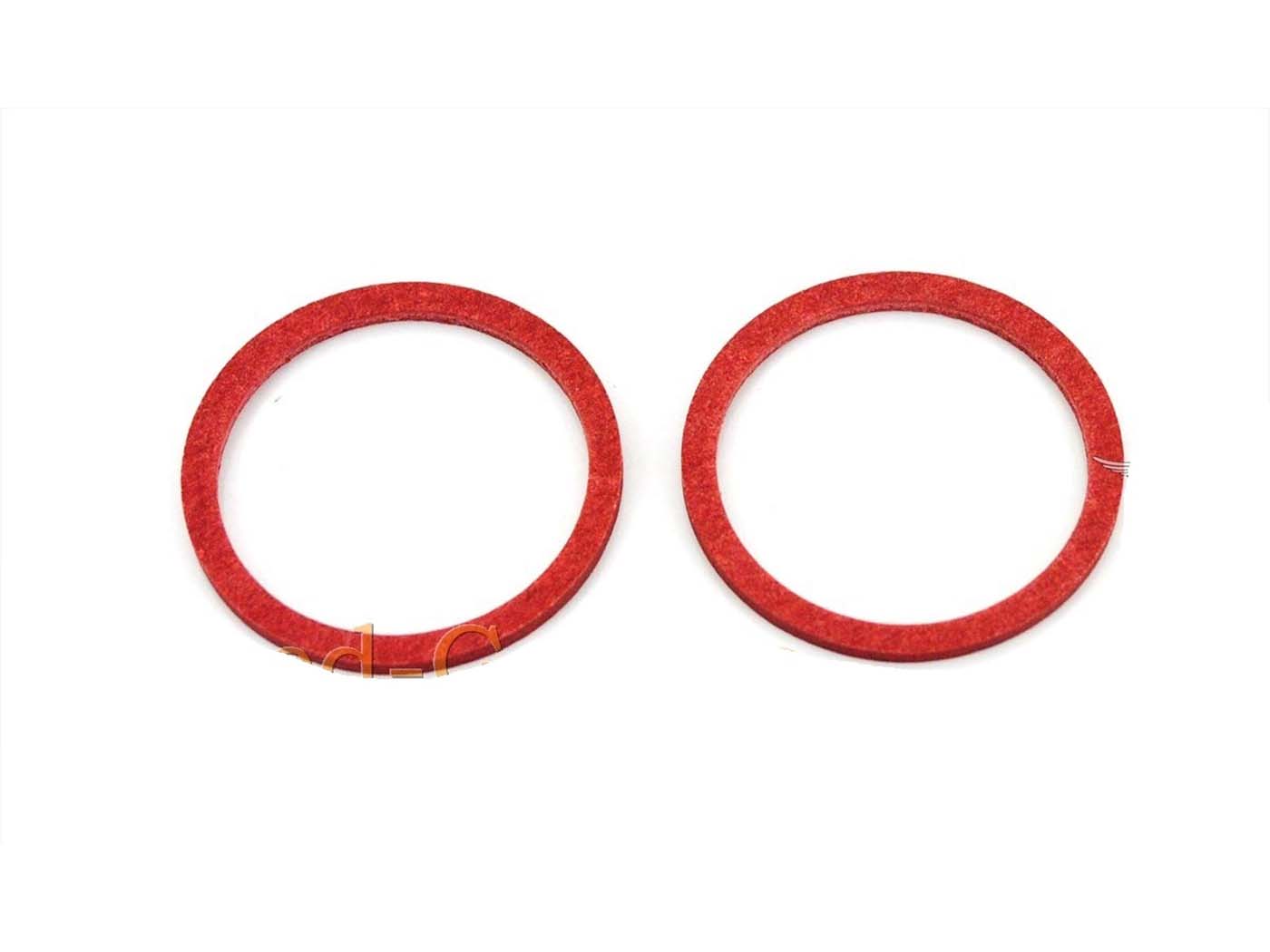Tarpiklių komplektas MOGA raudonas 27mm Kreidler, Florett RM, LF, LH, RS