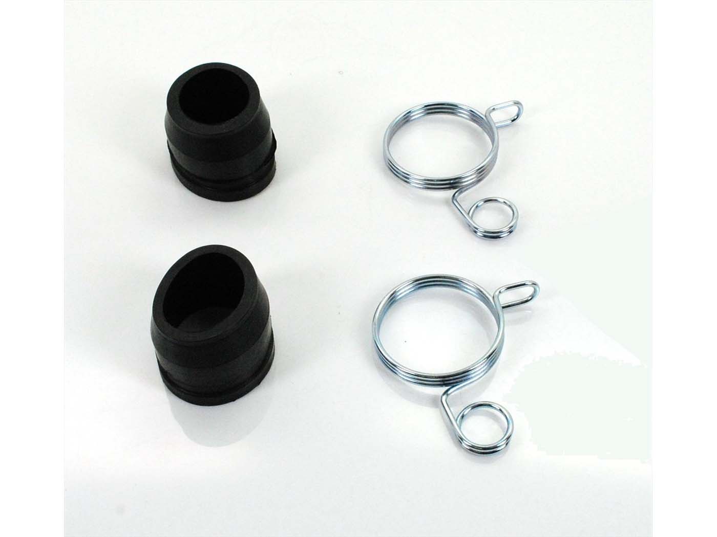 Šakių gumos komplektas 30/25mm su spaustukais juodos spalvos Peugeot, 103