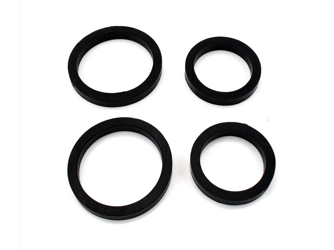 Priekinė šakė Drilastic guminių juostų komplektas juodas 10mm 65mm 90mm skirtas DKW Hummel Super 102, 116, Victoria Vicky Standard Type 117, Express Touren Sport 112, 113, Rixe RS 50