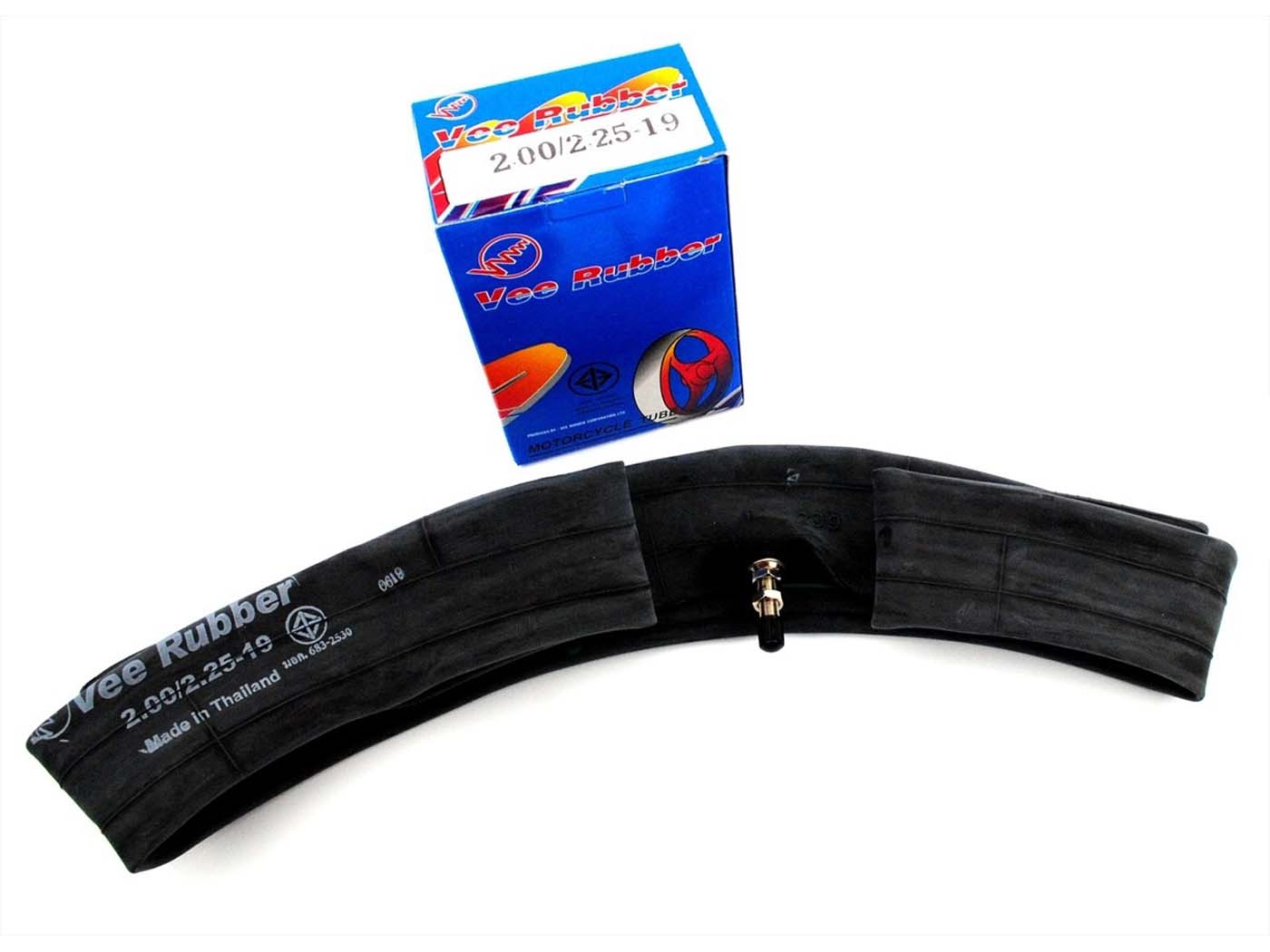 Vidinis vamzdis Vee Rubber 2,00/2,25 x 19 colių, skirtas Zündapp, Kreidler, Hercules, Puch, mopedui, mopedui, mokick