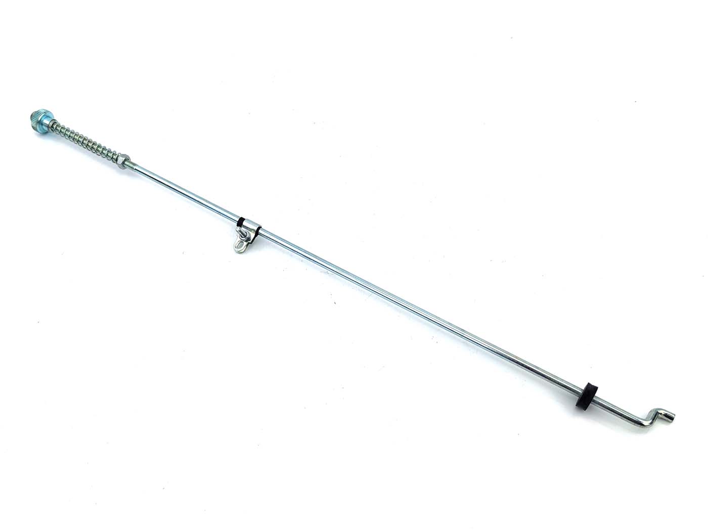 Stabdžių trauklės plieninis 480 mm su stabdžių žibinto spyruokliniu laikikliu Hercules Prima M, Zündapp, Puch, Miele, DKW, KTM, Rixe, Sachs mopedui, mopedui, mokick