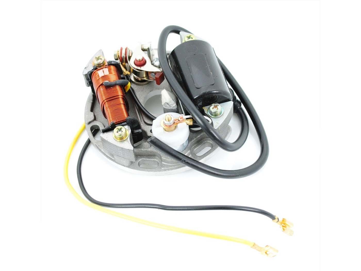 Uždegimo Statoriaus plokštelė 90mm 6V 15W Puch Maxi S, N, mopedas, mopedas