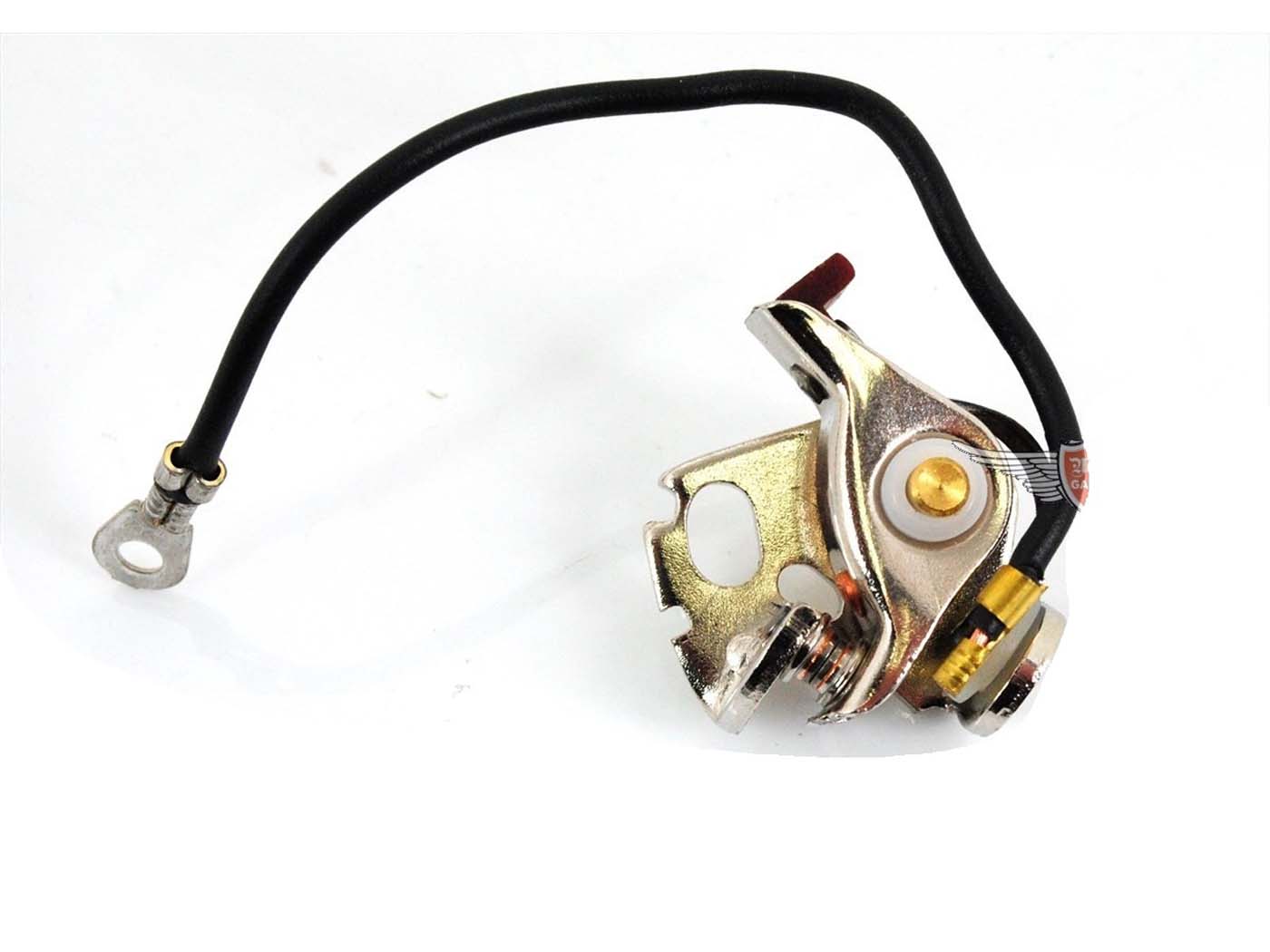Uždegimo kontaktas EFFE su laidu automatiniam mopedui, ZA, ZB, ZD, TS, ZR, CS, CX, Hai, GTS, C, Hercules MX, Prima, M, Kreidler Florett, Flory, MF, Puch Moped