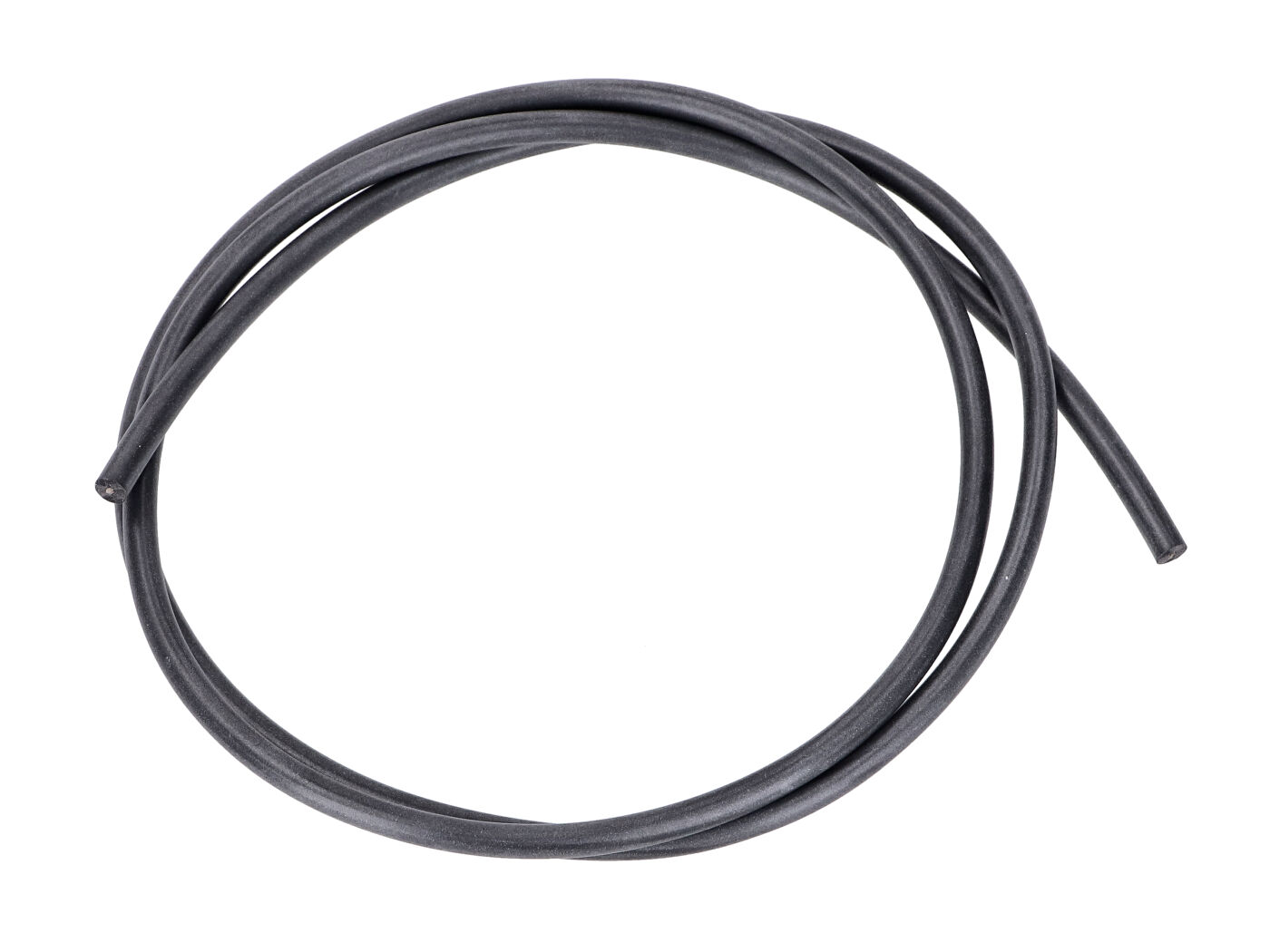 Uždegimo kabelis 5mm x 1m juodas silikonas skirtas Zündapp, Kreidler, Hercules, Puch, KTM, DKW, mopedui, motoroleriui, motociklui