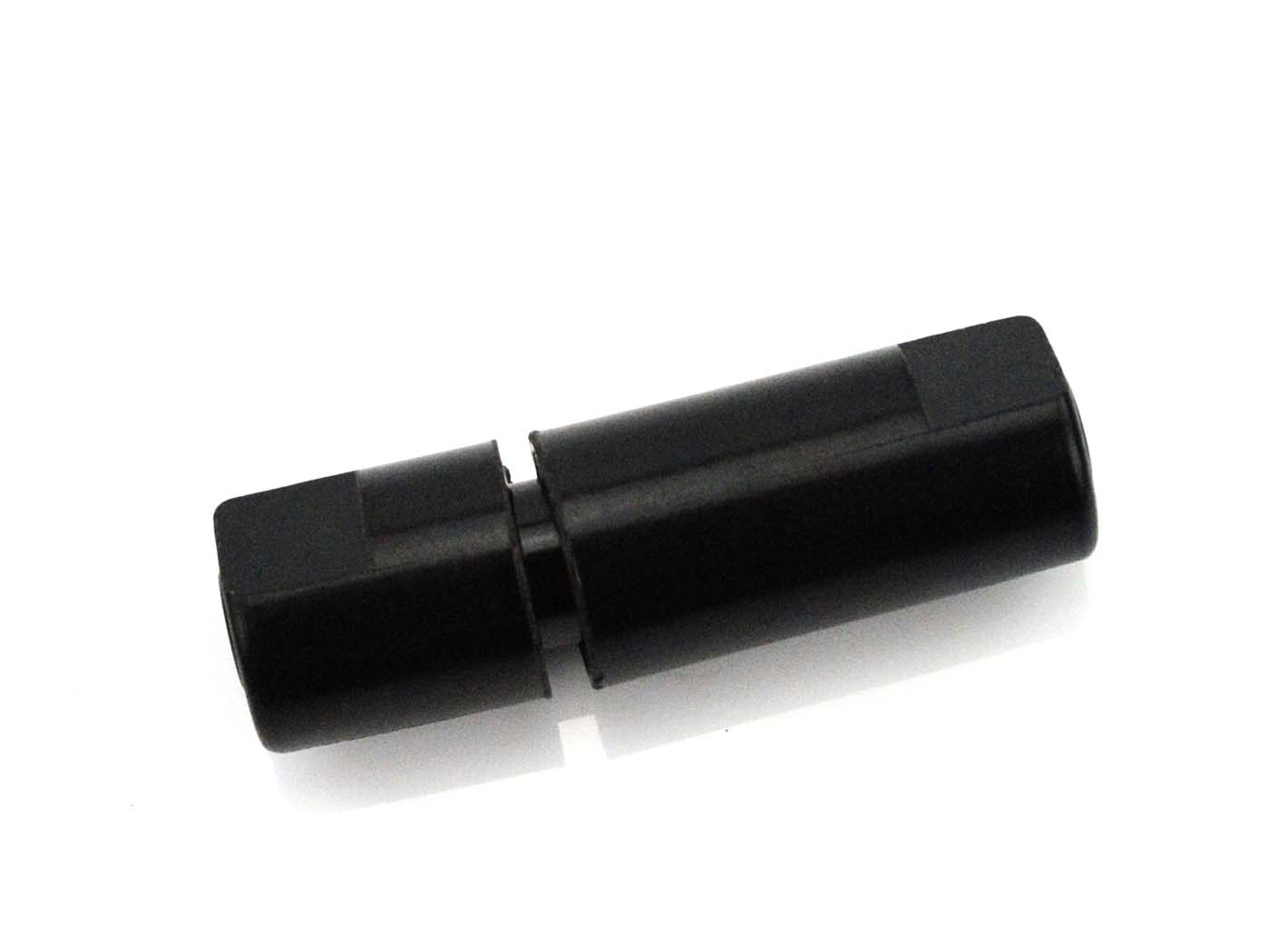 Saugiklio laikiklis juodas 14mm 46mm 8 amperai mopedui, motociklui, motoroleriui, automobiliui