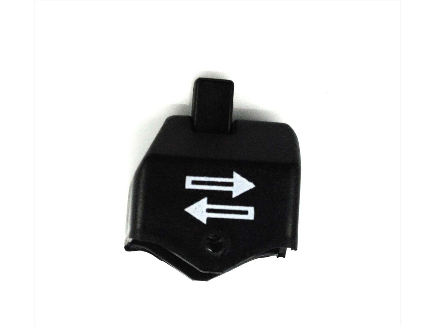 Posūkio signalo jungiklis plastikinis juodas, skirtas Simson KR 51/1, 51/2, S50, SR4-2, SR4-2/1, SR4-3, SR4-4, MZ ES125, ES125/1, ES150, ES175, ES175/1 , ES175/2, ES250, ES250/1, ES250/2, ES300, ETS, ETS150, ETS150/1, ETS250, TS125, TS150, TS250