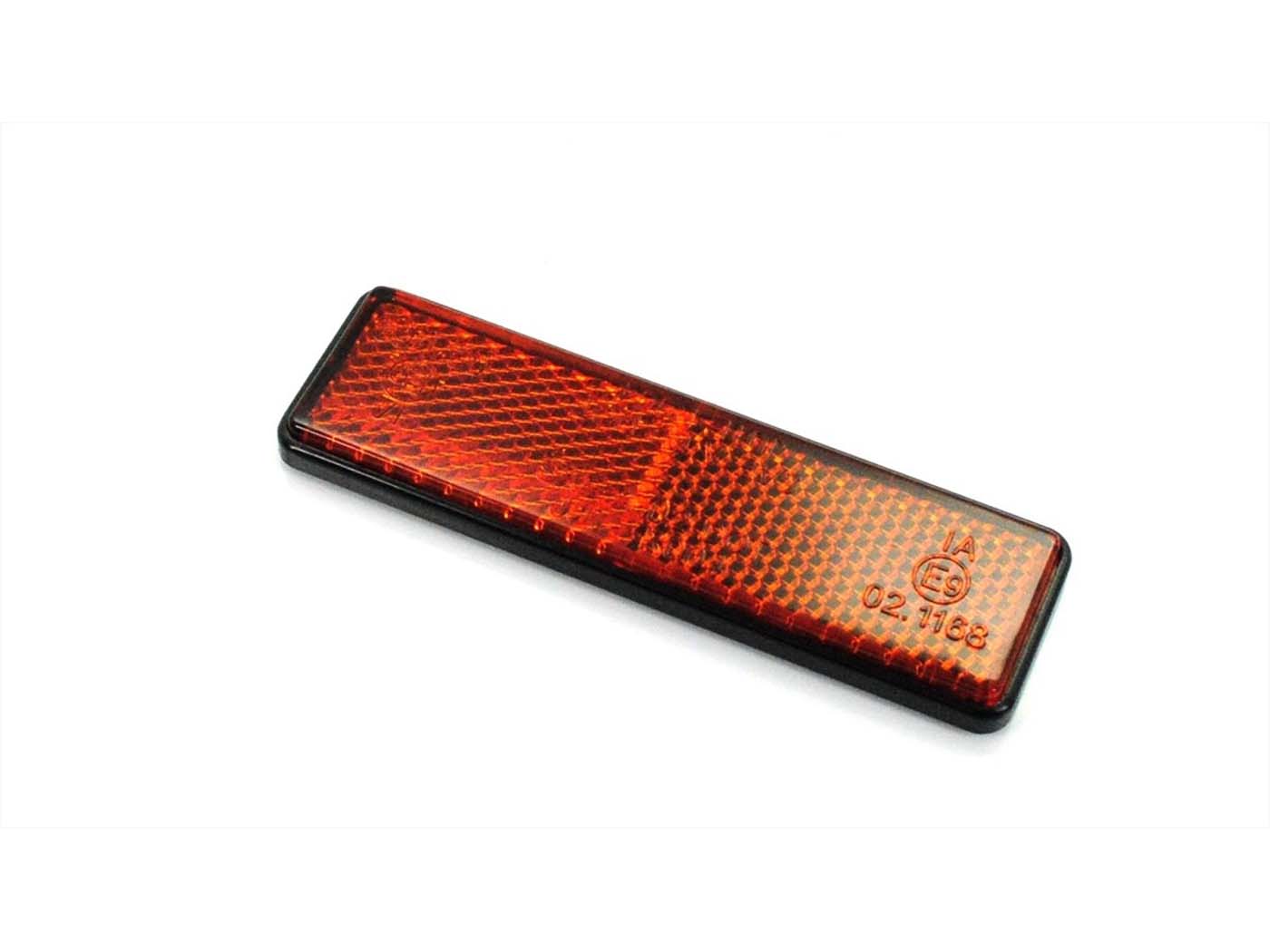 Galinis šviesos atšvaitas 90mm x 25mm mopedui, mopedui, mokickui, motociklui, motoroleriui
