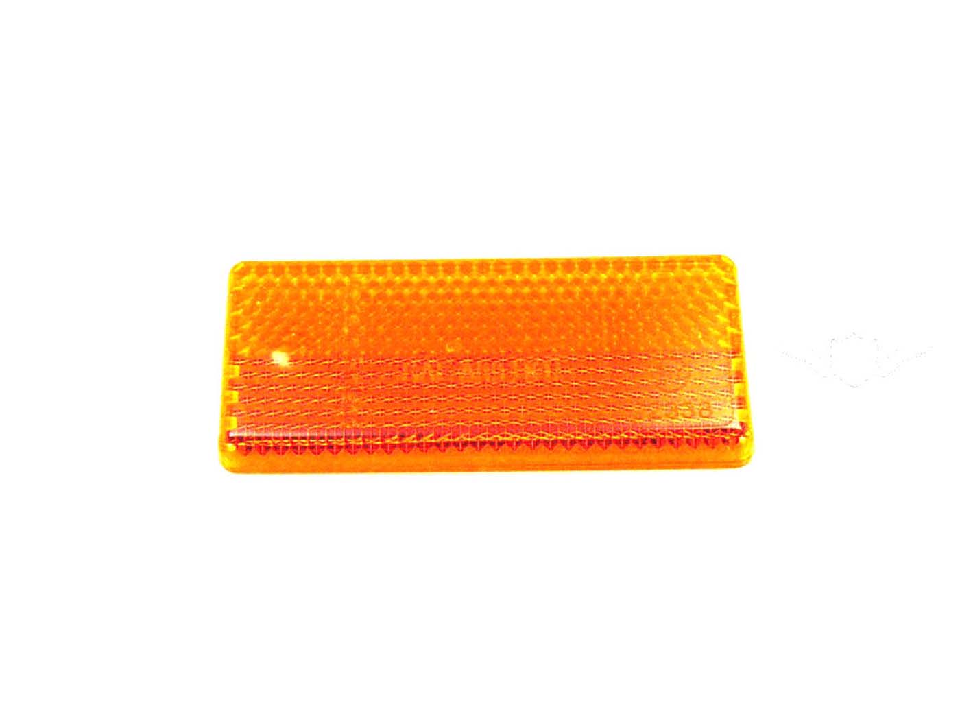Atšvaitas Hella 70 x31,5x5mm kvadratinis, lipnus, geltonas
