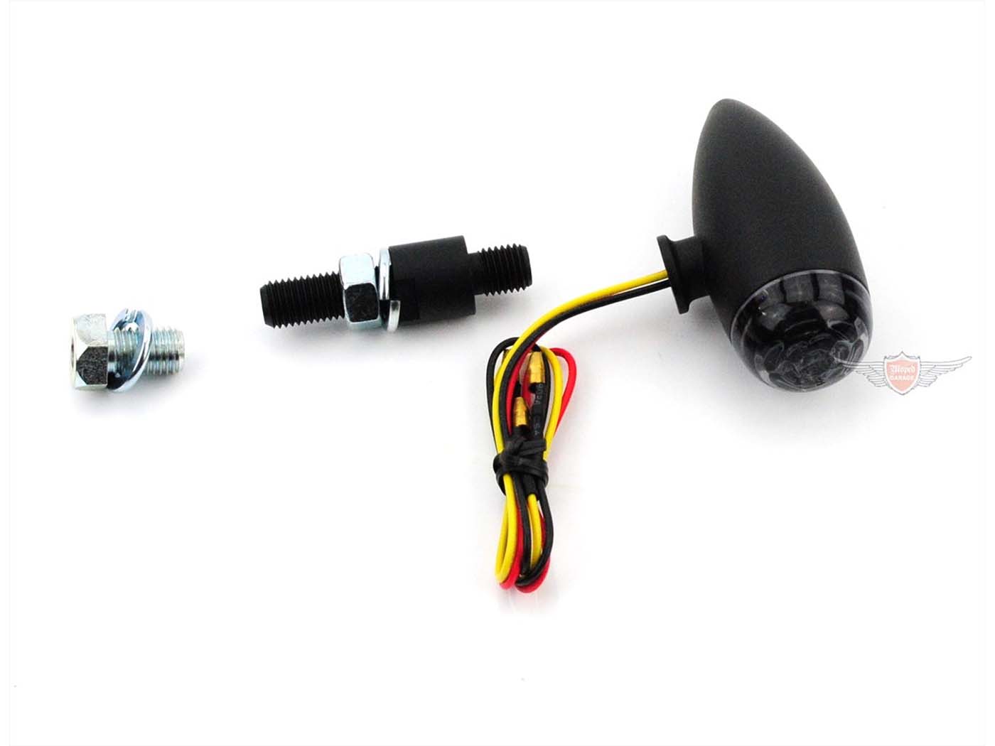 Galinis LED žibintas 38 mm aukščio ir 75 mm gylio skirtas Harley, chopperiui, motociklui