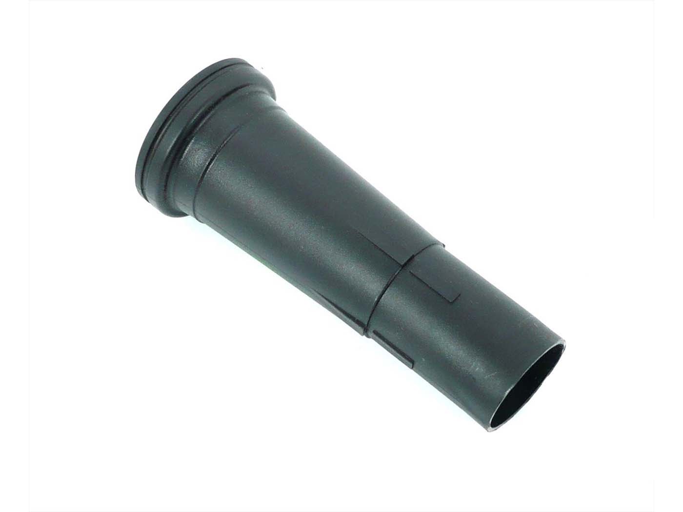 Filtro kamera plastikinė juoda 129 mm, skirta Zündapp KS 50 vandeniu aušinama, Sport, Super Cross, GTS, C Sport