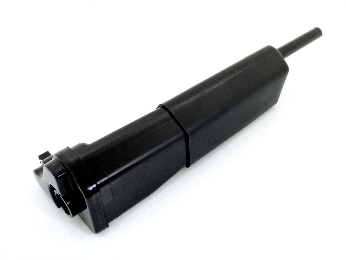 Oro filtro dėžutė plastikinė 20mm 330mm juoda, skirta Zündapp ZA, ZR, ZD, ZL, ZX, ZE, ZS