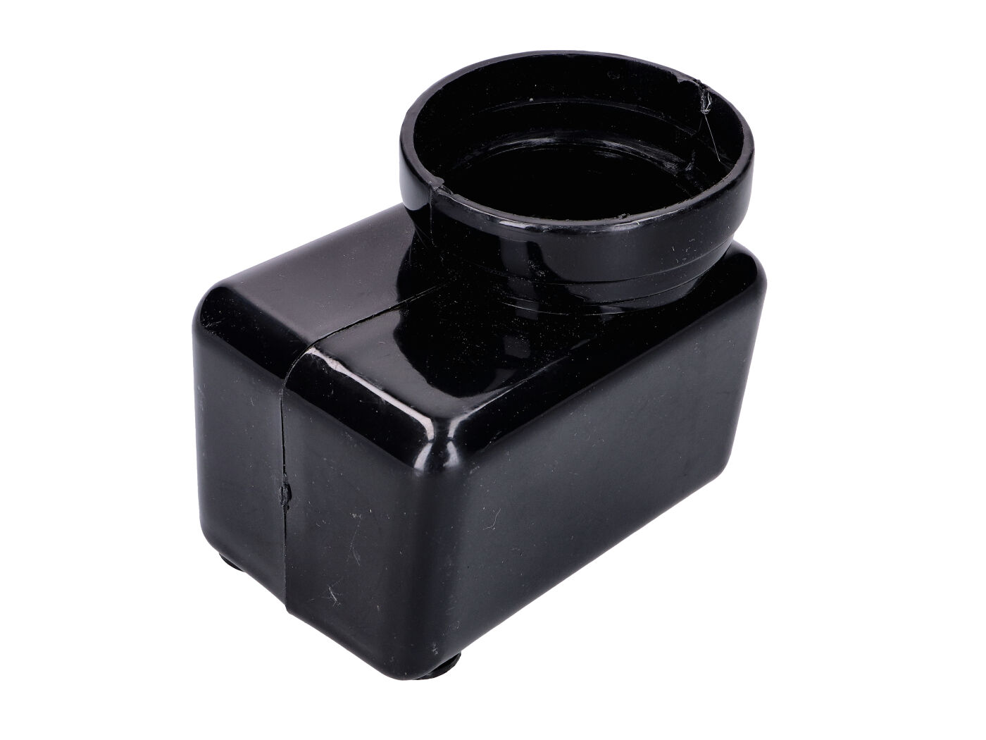 Plastikinis duslintuvas 55mm juodas mopedui, mopedui, mokickui