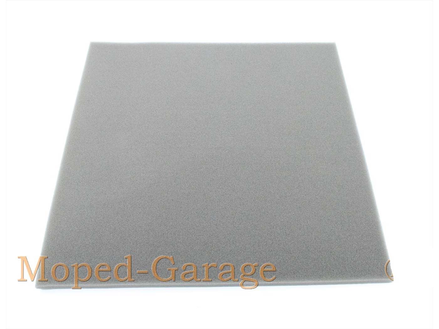 Oro filtro kilimėlis 33x33 cm 10 mm pilkas, skirtas Hercules K 50 GS, 75 Prima, Ultra, MK, Supra, Zündapp GTS, KS, CS, CX, Hai, Kreidler Florett, Flory, MF, Puch, Simson, KTM, DKW