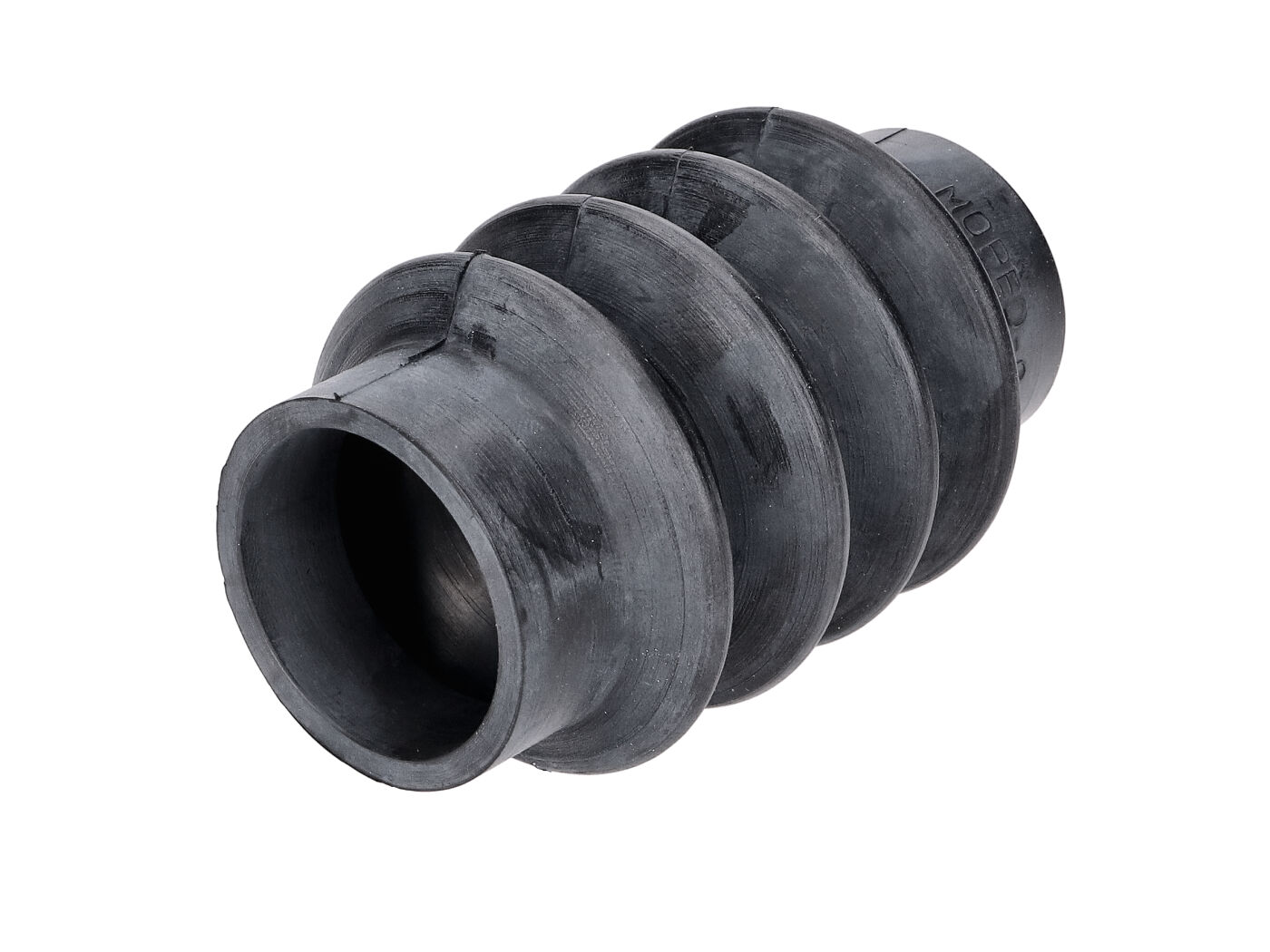 Karbiuratoriaus MOGA įsiurbimo guma NBR 32/29mm 90mm juoda, skirta Hercules K 50 RE, SE, SX, RX, Standard, Sprint, SB, Sport Bike, MK 1, 2, 3, 4, Supra 4 GP, Enduro, Zündapp CS 25, 50, CX Hai
