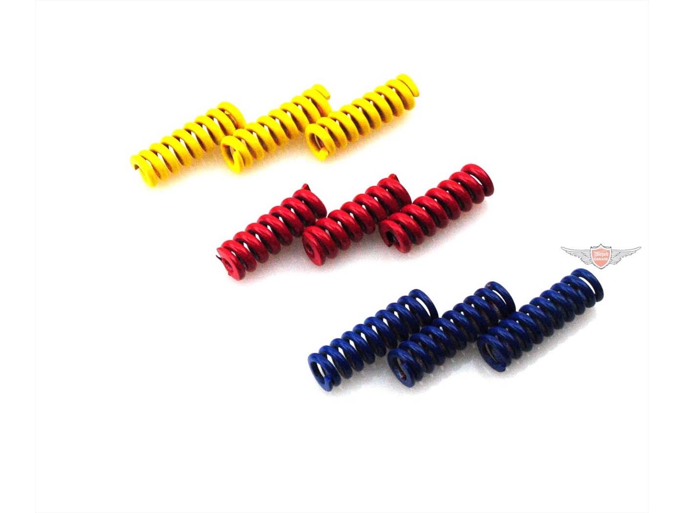 Sankabos spyruoklių komplektas 8 mm 28 mm 1,9 mm spalvingas Puch, mopedui, mopedui
