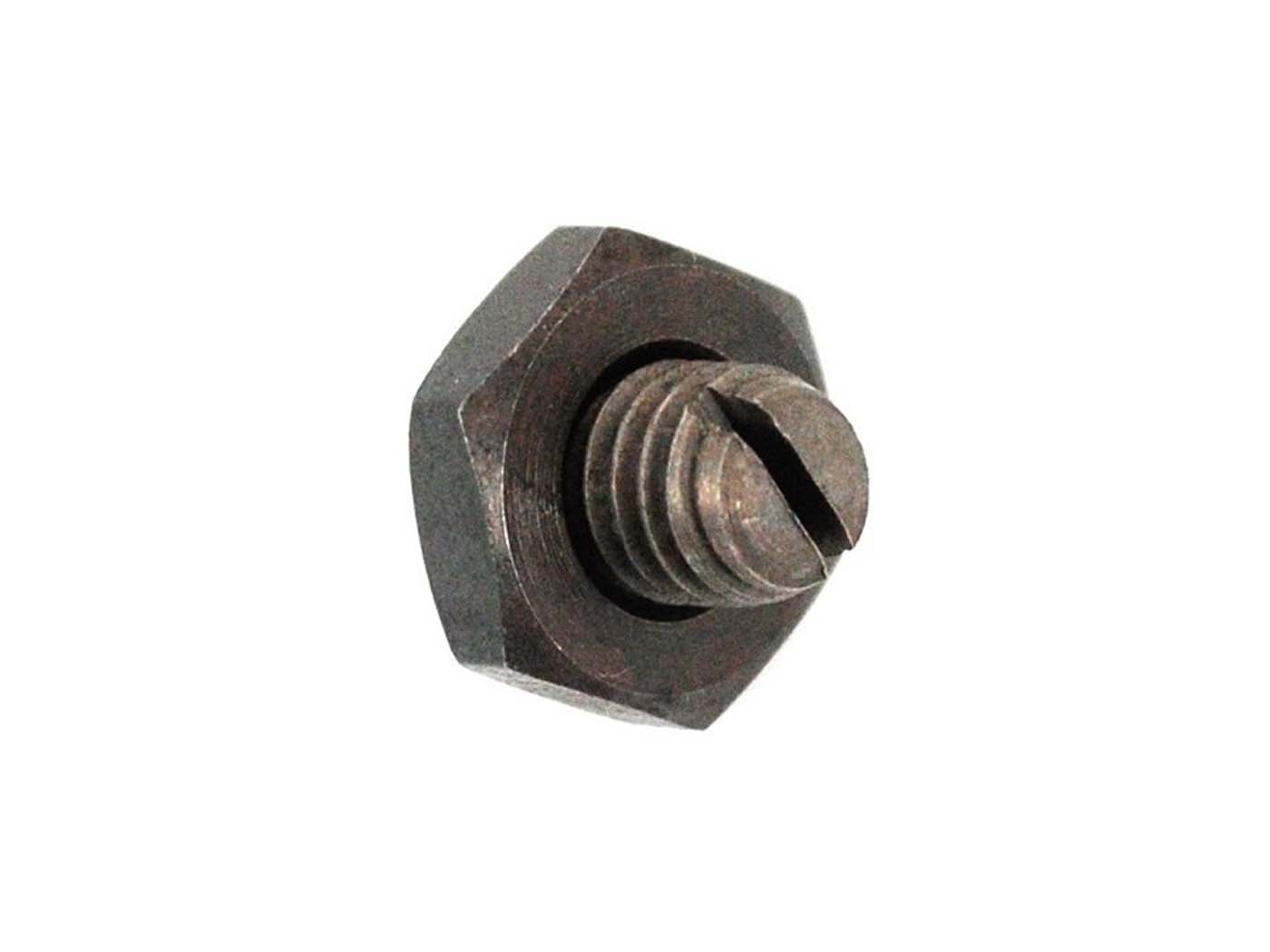 Varžtas su plienine veržle, skirtas Sachs 50/2, 50/3, 50/4, 50/- KF S, LF H, MLF B, LK NL, LFH MLFA MLKA X, EKF, Hercules, Miele, DKW, KTM, Rixe, Gritzner, Göricke mopedas, mopedas, mokick