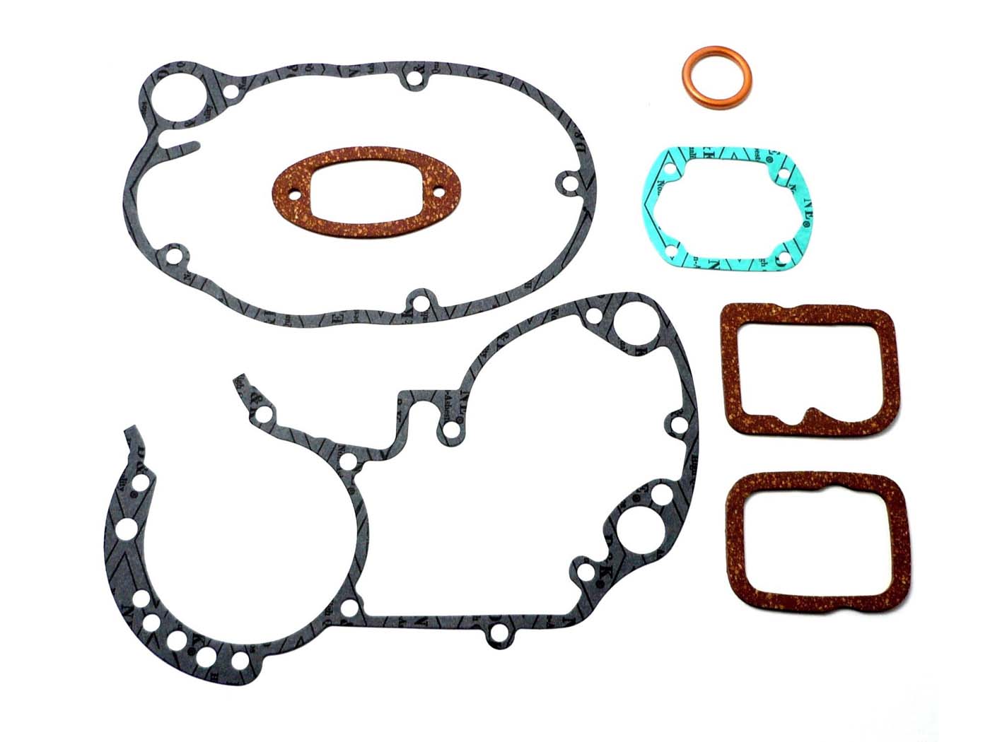 8 dalių Variklio tarpinių komplektas Hercules, KTM, DKW, Miele, Göricke, Gritzner
