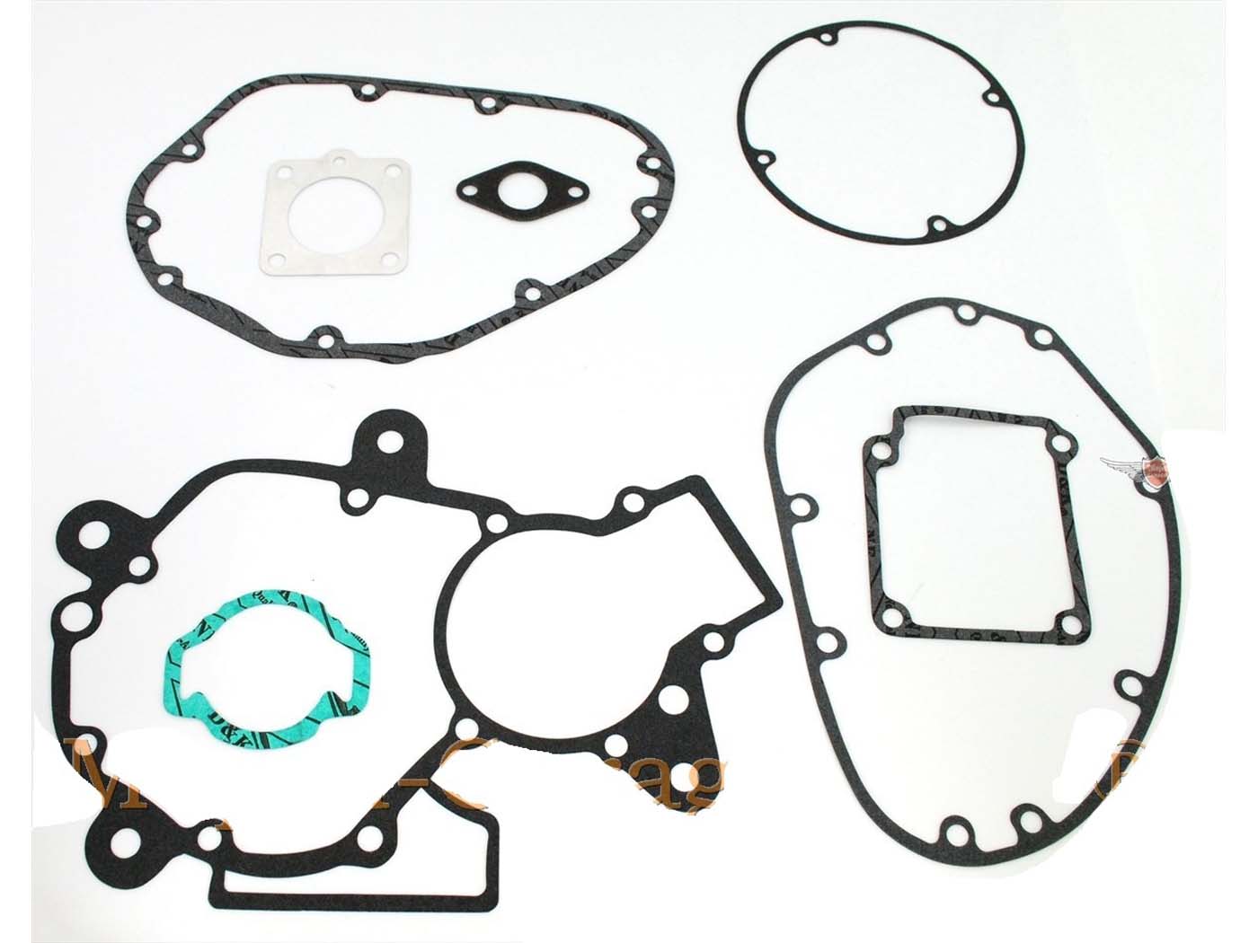 Tarpiklių komplektas variklis/cilindras 38mm 8 dalių Puch MV, MS, DS, VS, VZ, M