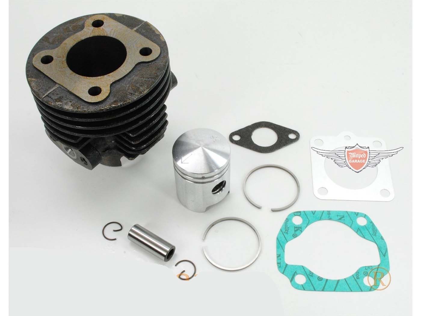 Cilindro komplektas ketaus 50cc 38mm angos 12mm Stūmoklio pirštas su tarpiklių rinkiniu Puch MS, VS, MV, DS