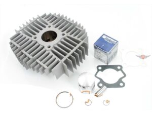 Cilindro komplektas Meteor komplektas aliuminis 60cc Nickasil danga 44mm anga 32mm kolektoriaus jungtis Kreidler Florett RS