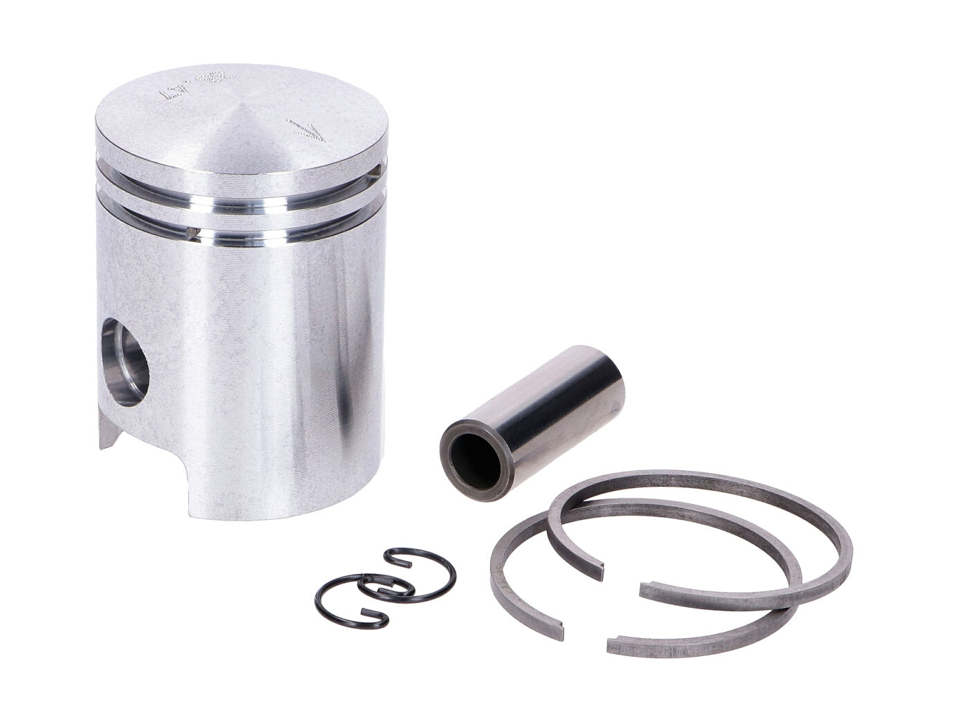 Stūmoklių komplektas 38,48 mm su stūmoklio žiedais ir spaustukais Simson, S51, KR51/2, S53, SR50