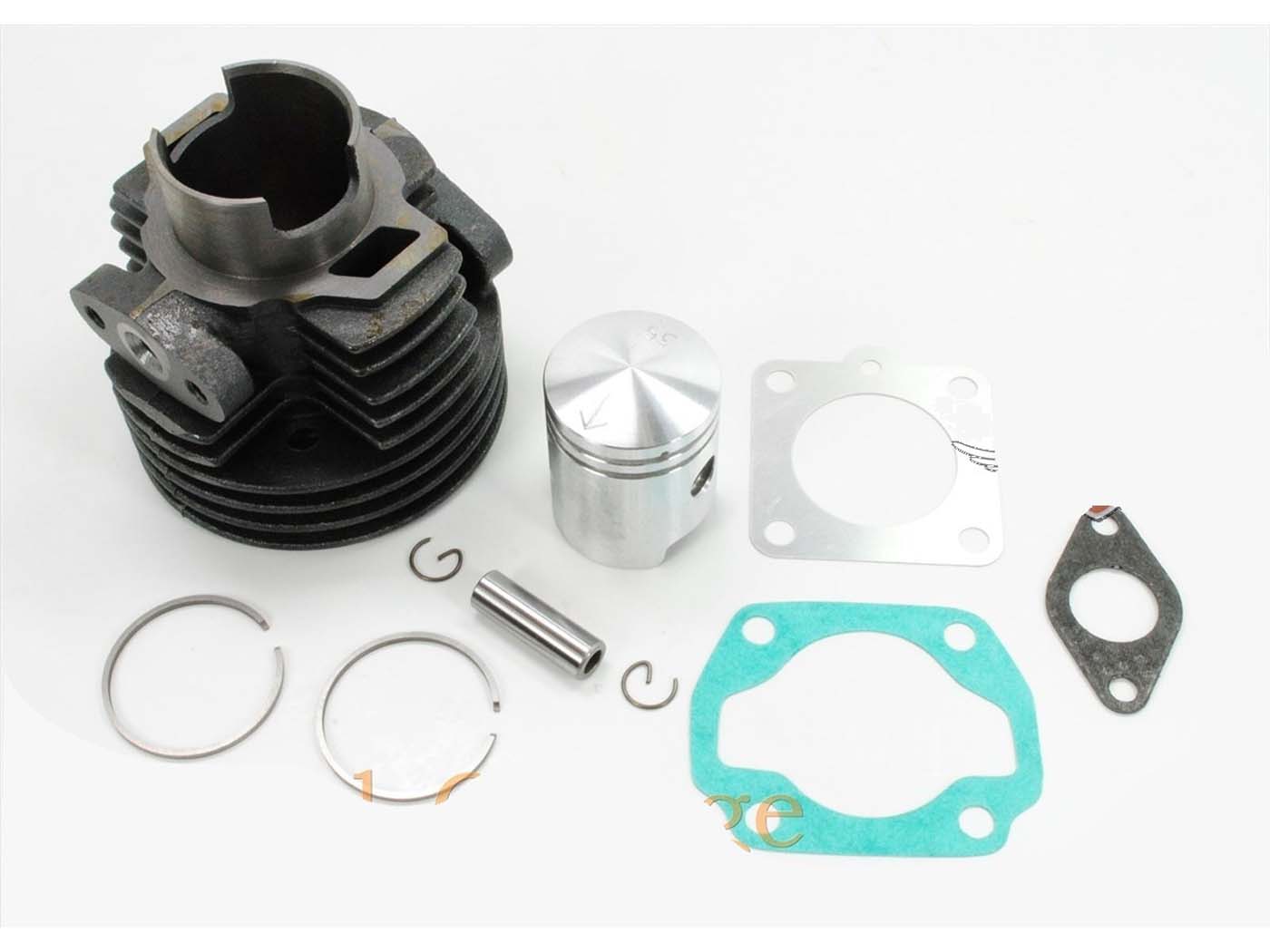 Cilindro komplektas ketaus 50cc 38mm su stūmoklio stūmoklio žiedų tarpiklių komplektas Puch MS, VS, MV, DS