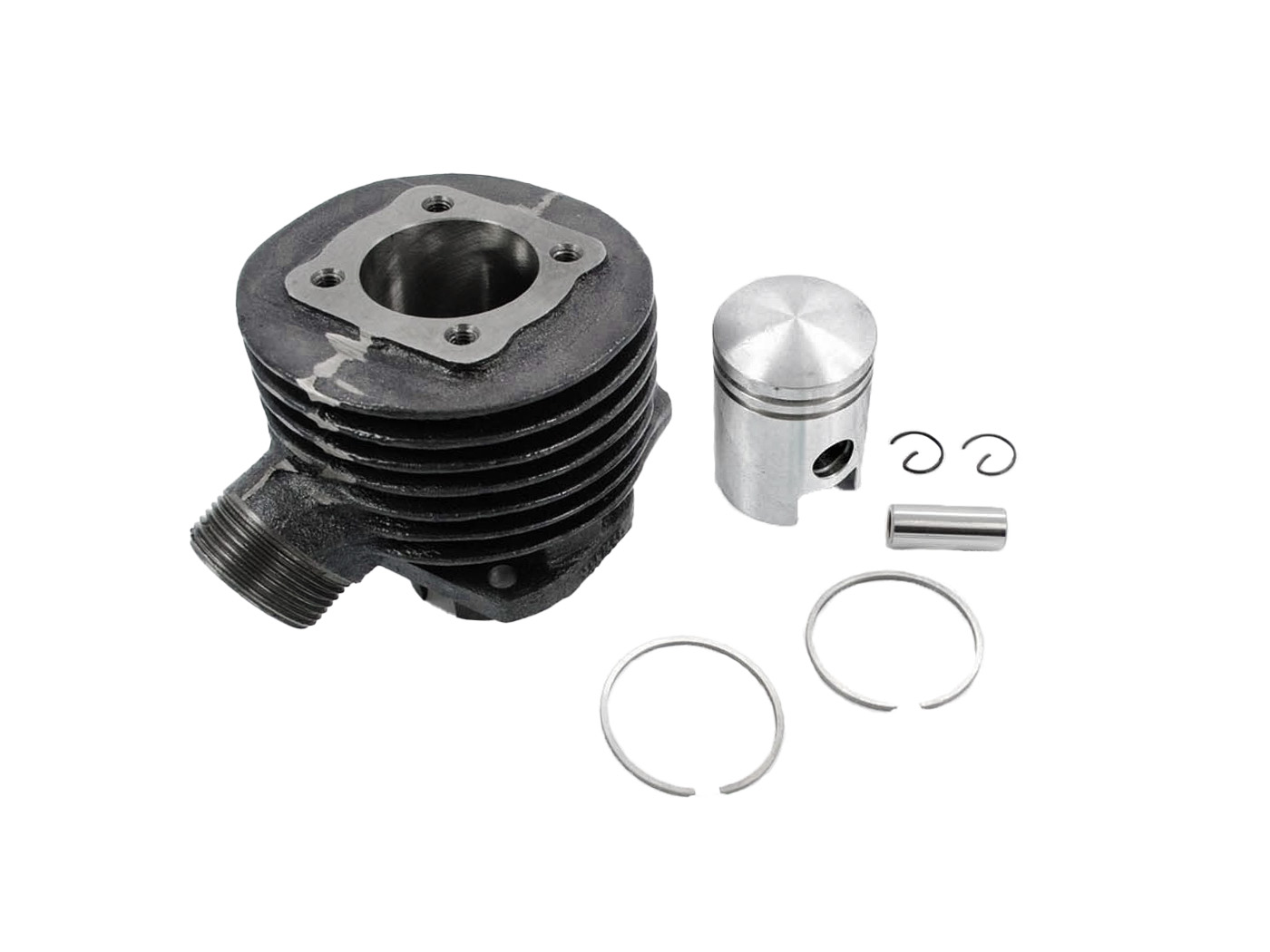 Cilindro komplektas 50cc Diafragmos valdymas 86x92mm 12mm Stūmoklio pirštas Sachs 50/M, Hercules, Miele, DKW, Rixe, Gritzner