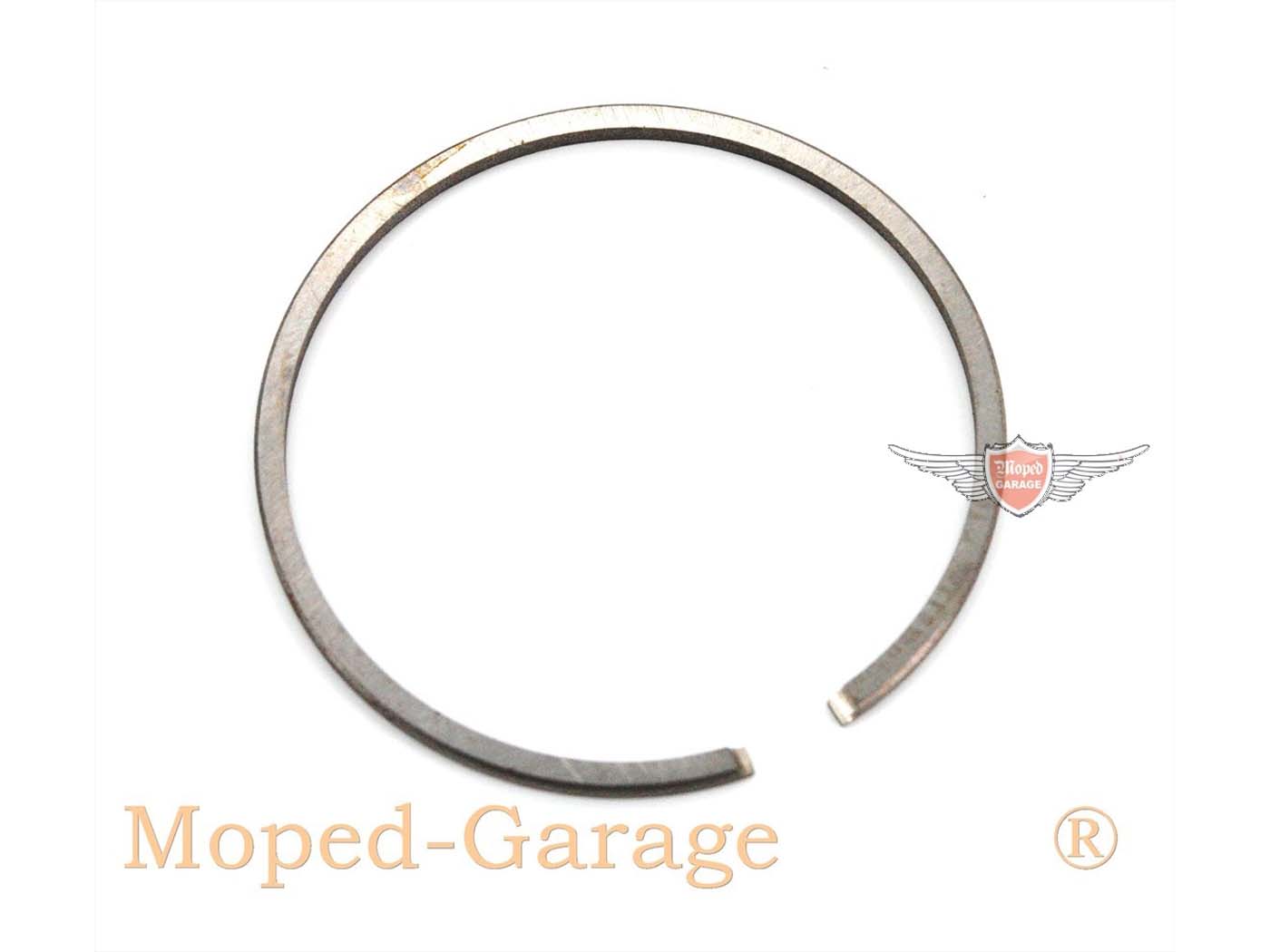 Stūmoklio žiedas 38 mm C formos, 1,5 mm aukščio, 1,6 mm gylio, skirtas Sachs 50 S, Hercules K 50, DKW, KTM