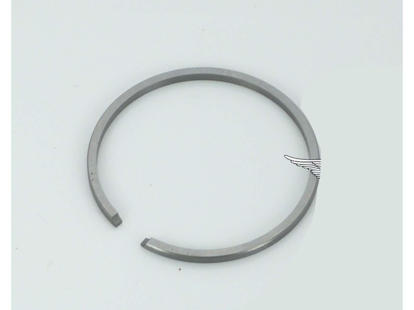 Stūmoklio žiedas stačiakampis 39 mm x 2,0 mm mopedui, mopedui, mokickui