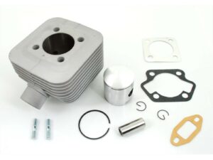 Cilindro komplektas Nicasil 70cc 44mm su stūmokliu ir tarpikliais Kreidler Florett, Mustang, Florett mopedui K 54, K54 0, 0M, 54/2A, LF, LFH, LH 54/32
