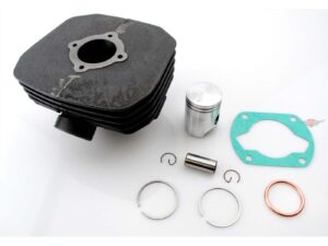 Cilindro komplektas, liejamas 38 mm stūmoklio 14 mm tarpikliai, skirti Sachs 50S, Hercules K 50 Sport, Sprint, Super Sport Bike SB, KTM, DKW, Rixe Mokick