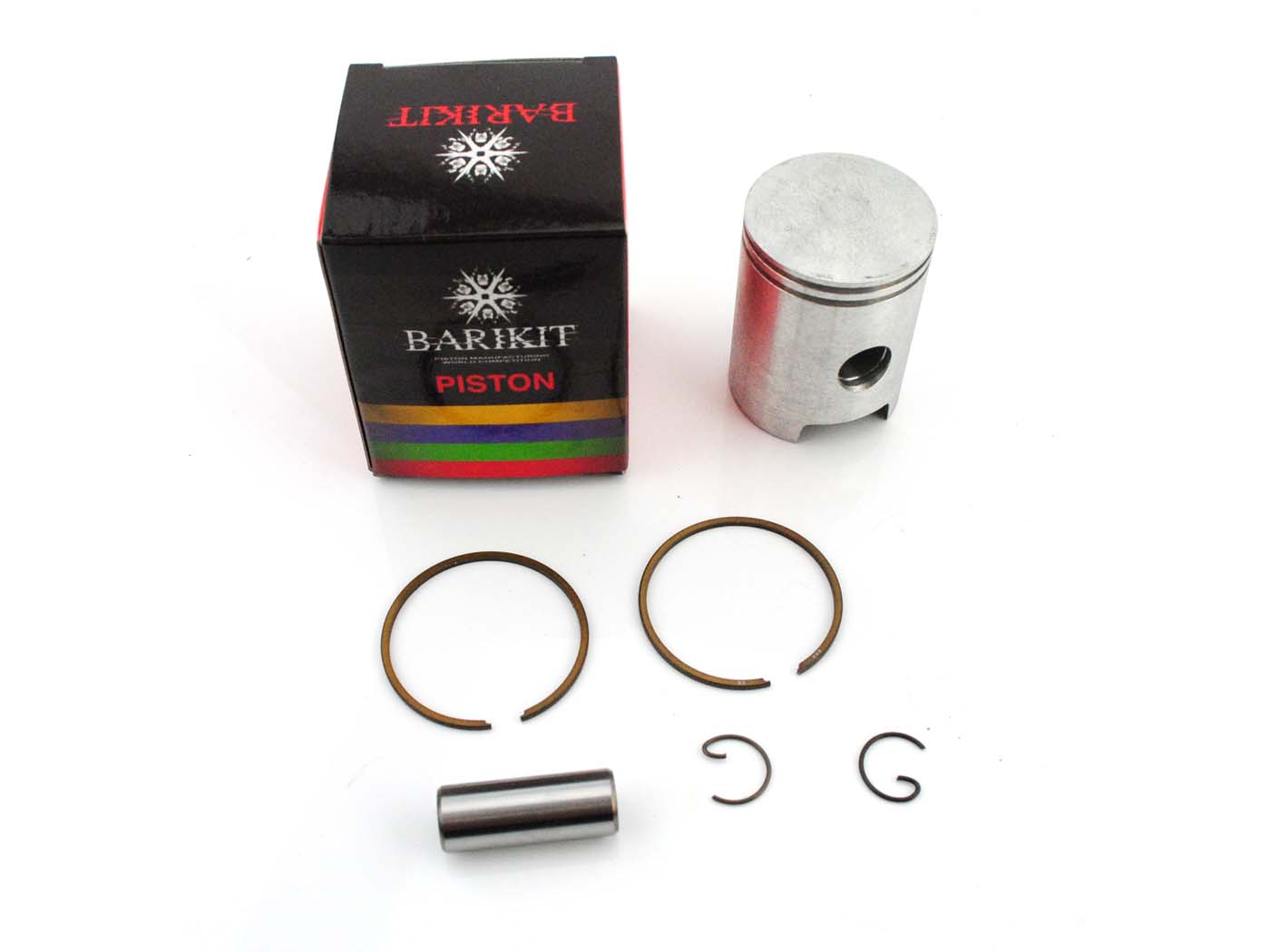 Stūmoklių komplektas Barikit aliuminis 38,97 mm, skirtas Zündapp CS, CX, Hai, GTS, C 50 Sport, ZD, ZL, ZS