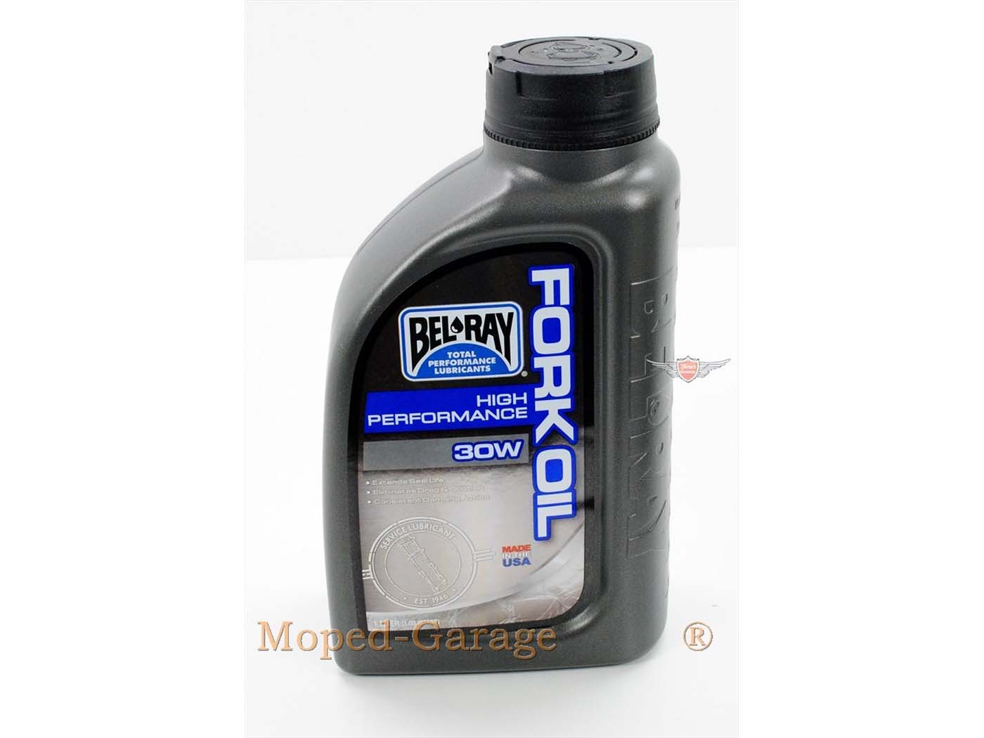 BEL RAY šakių alyvos mineralinis butelis 1L 30W mopedui, mopedui, mokickui