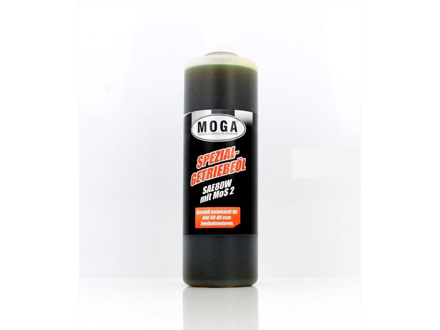 Pavarų dėžės alyva MOGA 500ml, skirta Zündapp, Kreidler, Hercules, Puch, Simson, Miele, DKW, NSU, KTM mopedams, mopedams, mokick