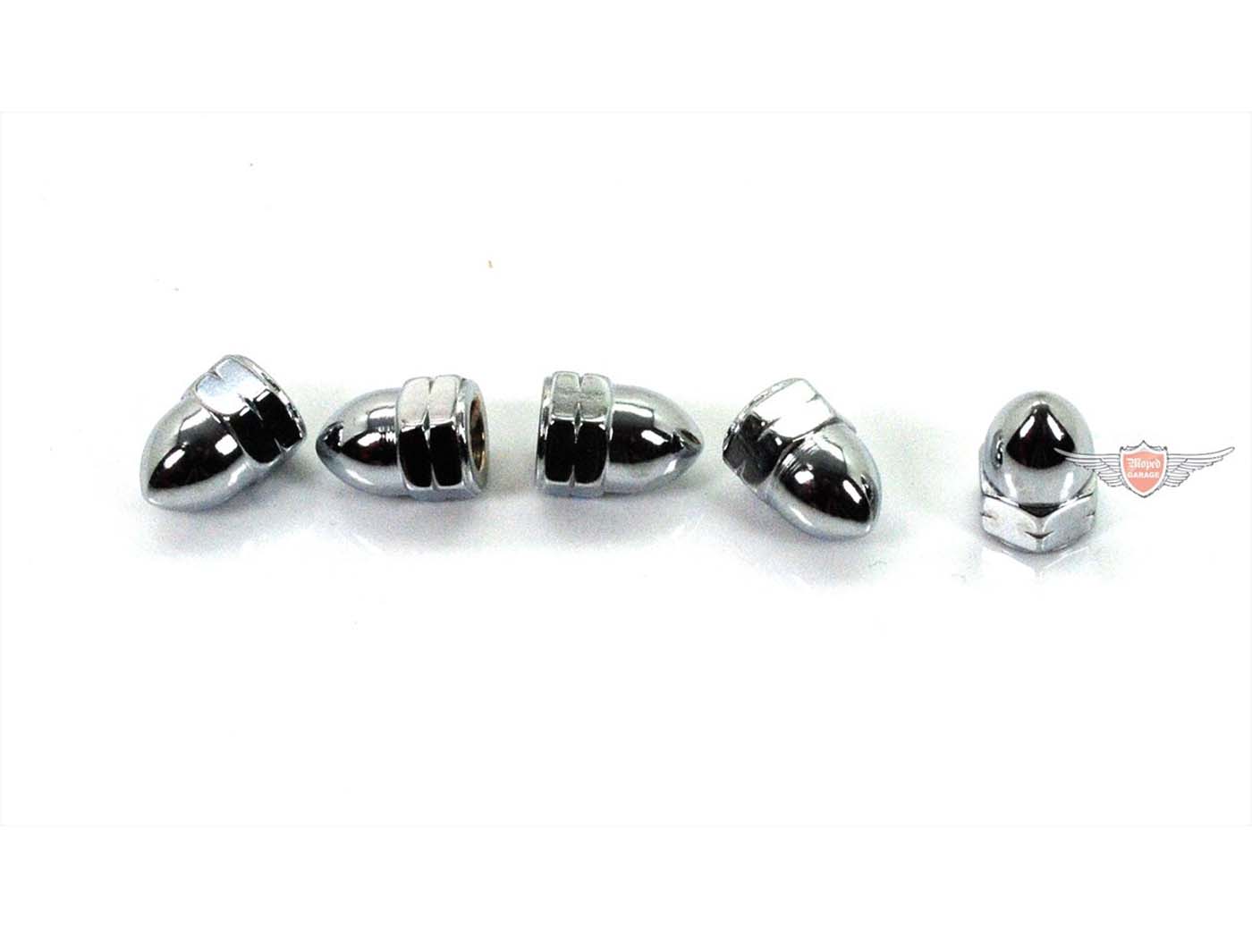 Riešutų komplektas Drag Specialties Spike M6 chromas