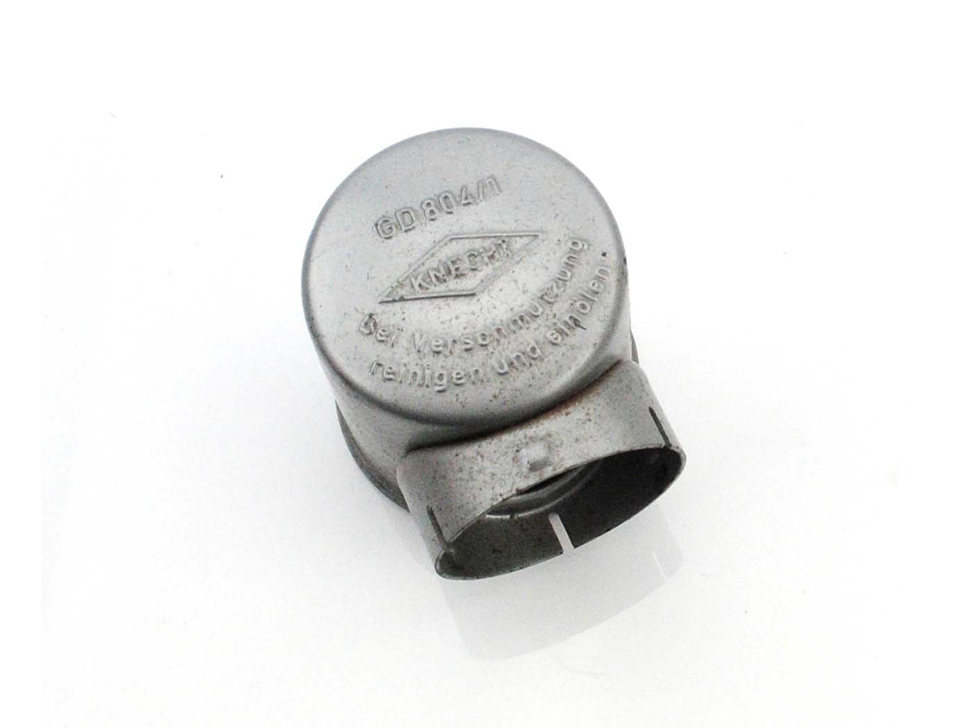 Oro filtro korpusas Goebel metalinis 60mm skersmuo 62mm gylis Rixe, Bauer, Gritzner,