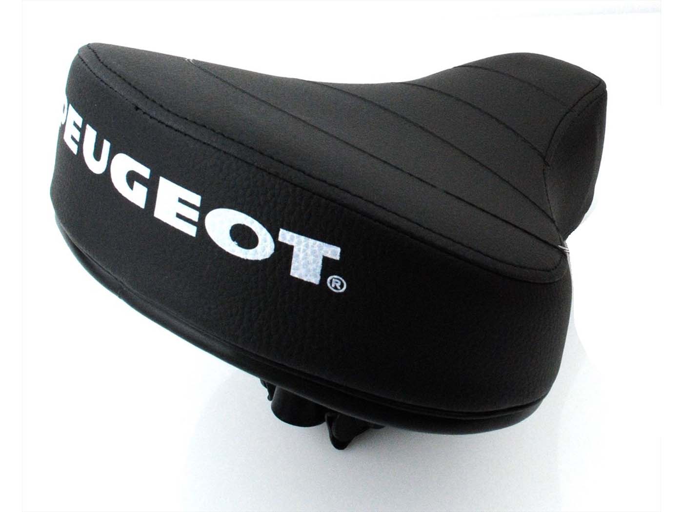 Balnelis juodas su pakaba 22mm Peugeot mopedui, mopedui