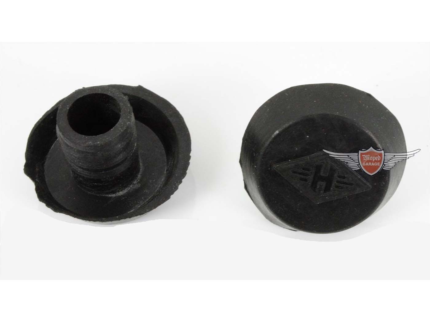 Juodas plastikinis dangtelis Hercules, K 50