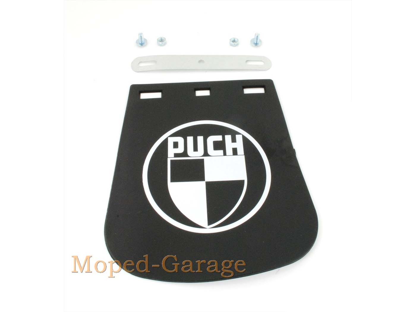 Apsauga nuo purslų juoda 120x165 mm, skirta Puch, Zündapp, mopedui, mopedui, mokick
