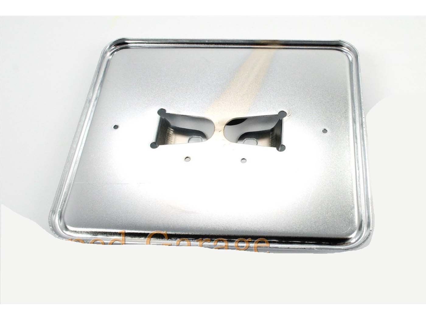 Valstybinio numerio laikiklis metalinis 13x15 cm mopedui, mopedui, mokickui