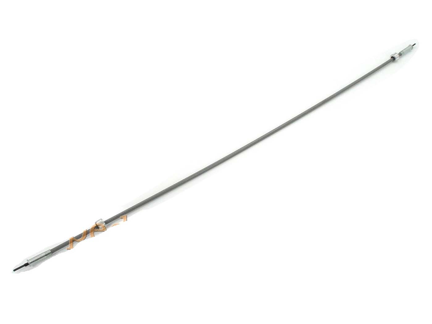 Spidometro trosas pilkas M10 1,6 mm 630 mm, skirtas Miele K 52, Batavus mopedui Pronto 25/40, Neckermann Katja, Bonanza, 25, 25 L, 40, 40 SL, Garelli SL