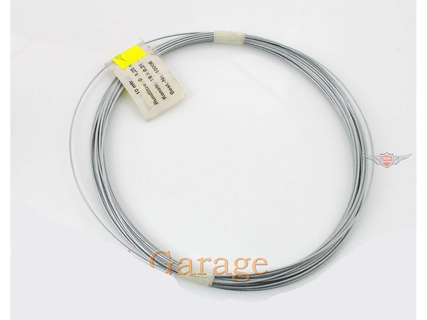 Kabelio vidinis trosas 10 metrų 1,25 mm, skirtas BMW 3 serijai, Audi A4, Mercedes-Benz C-Class, Volkswagen Passat, Ford Mondeo, Opel Insignia, Toyota Avensis, Honda Accord, Mazda 6, Skoda Superb