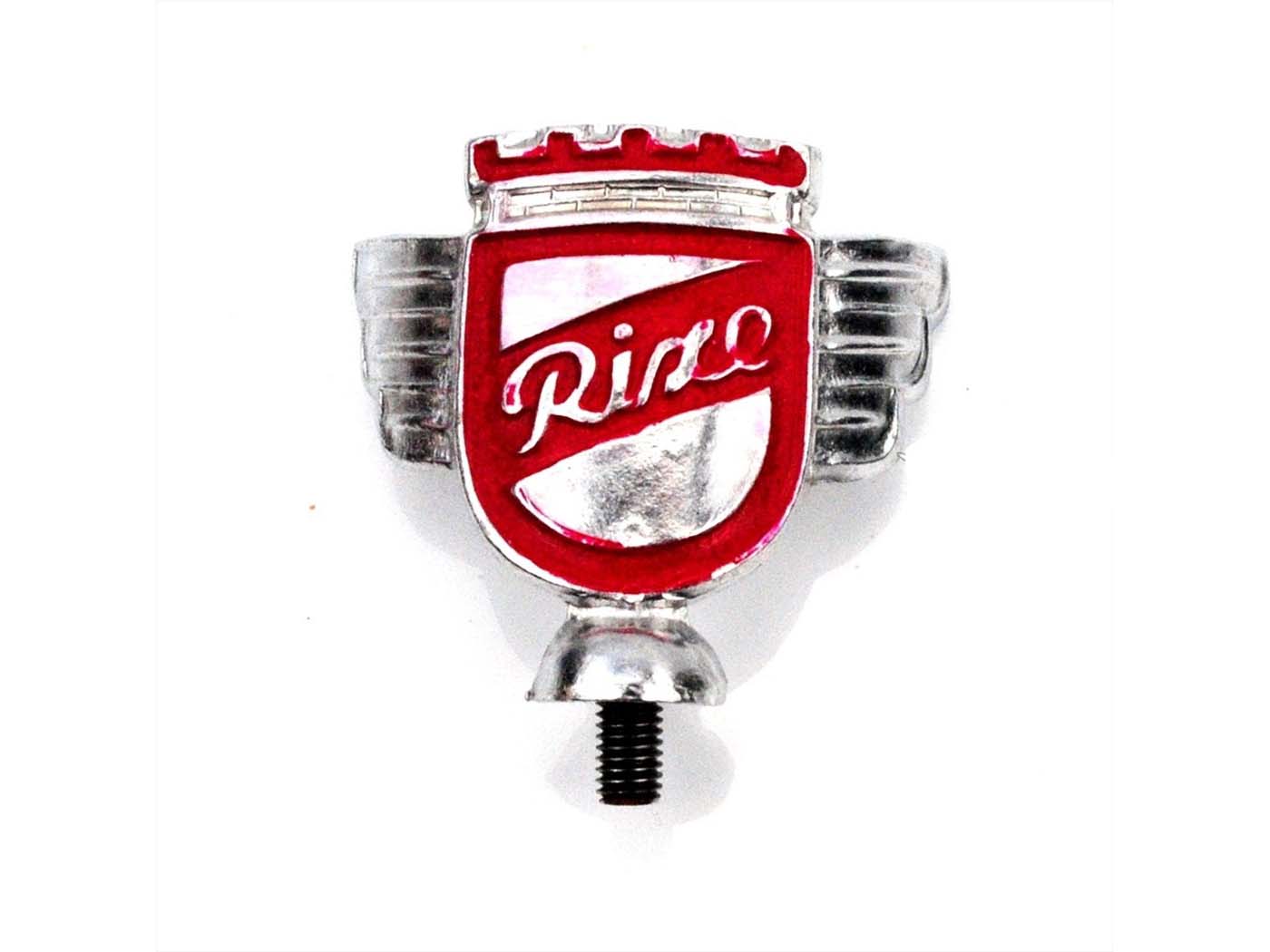 Embleminis purvasaugis metalinis raudonas sidabras skirtas Rixe, dviračiui, mopedui, mopedui, mokick