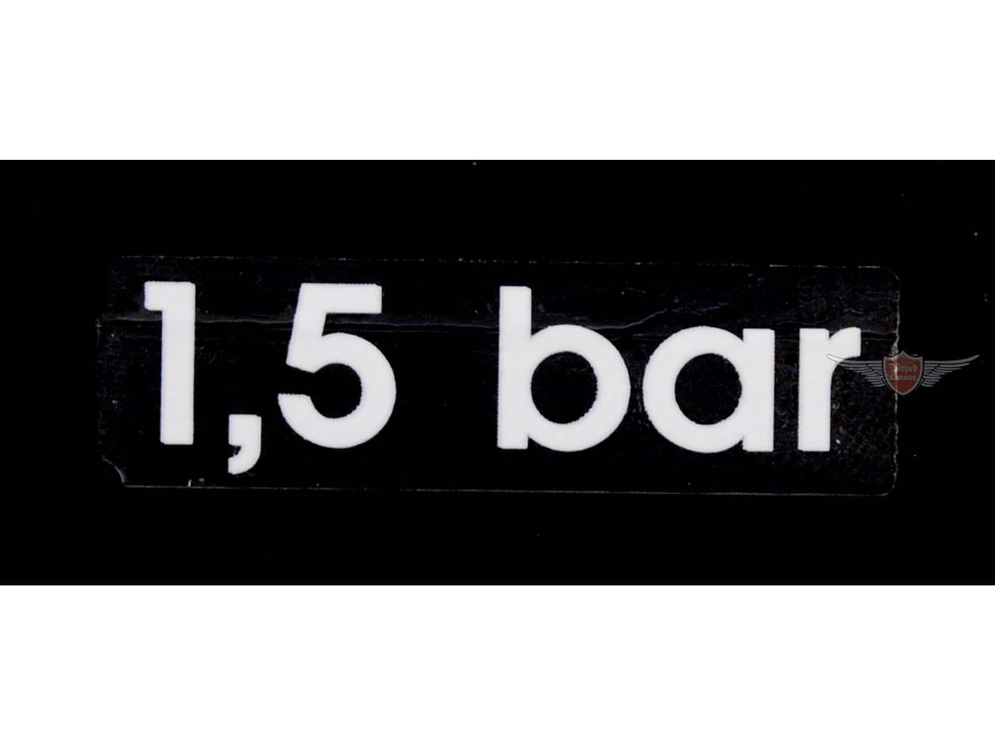 Lipdukas 1,5 baro juodai baltas skirtas Hercules, K 125 BW V1, V2
