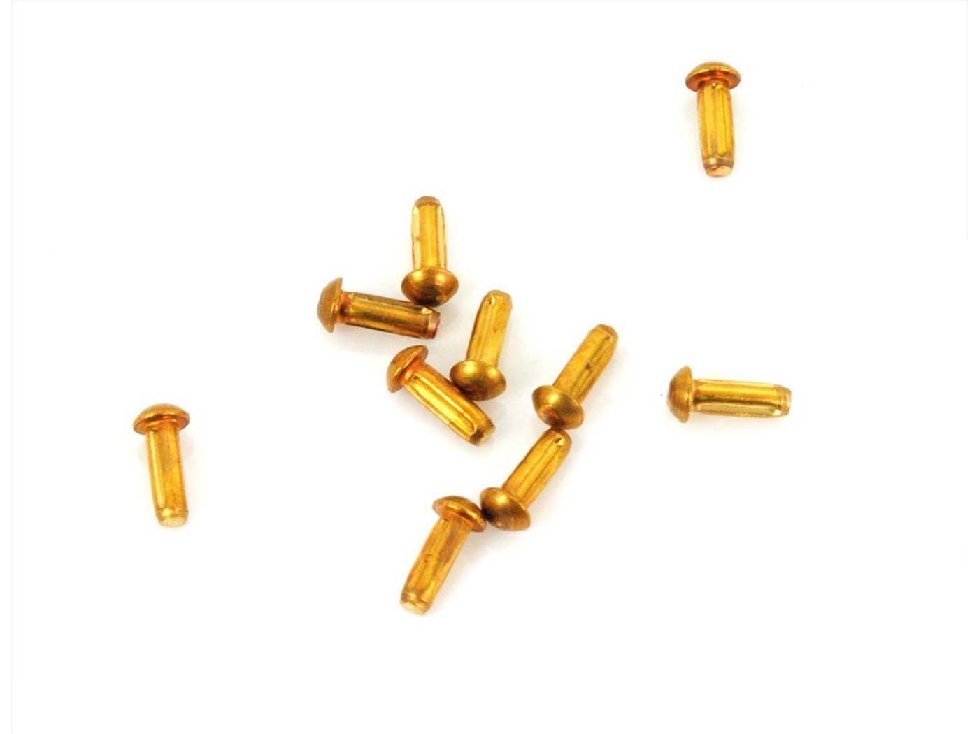 Žalvariniai kaiščių kaiščiai 2x8mm, skirti Kreidler, Florett