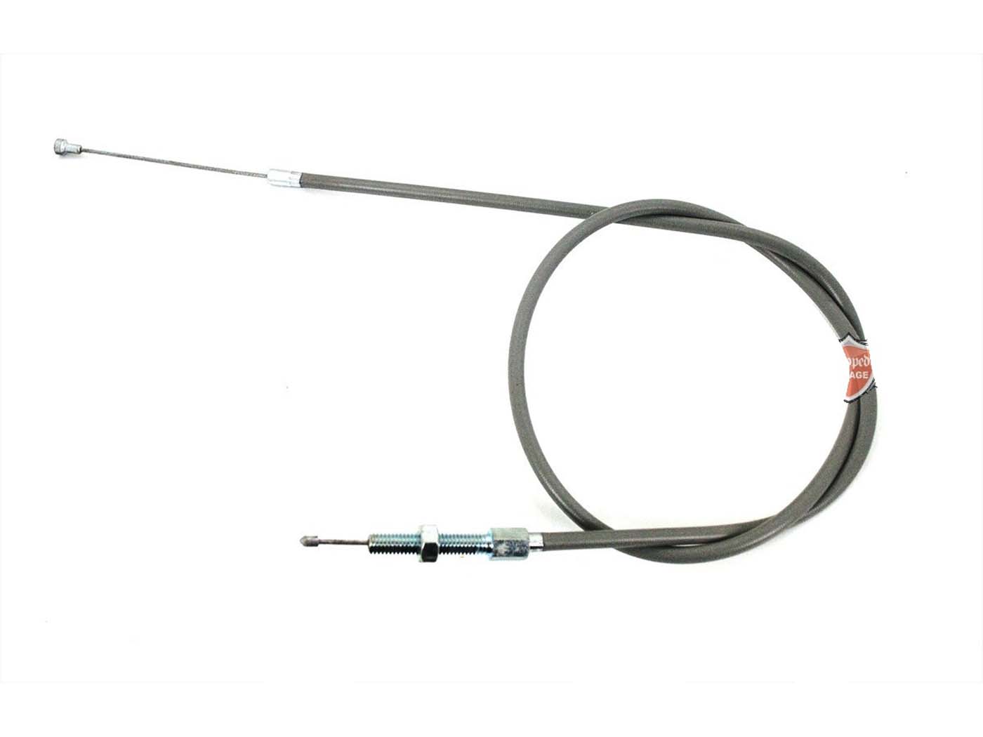 Rankinio stabdžio trosas pilkas 680 mm 830 mm, skirtas Miele K 50, 50 S, Rixe, DKW, KTM, Hercules