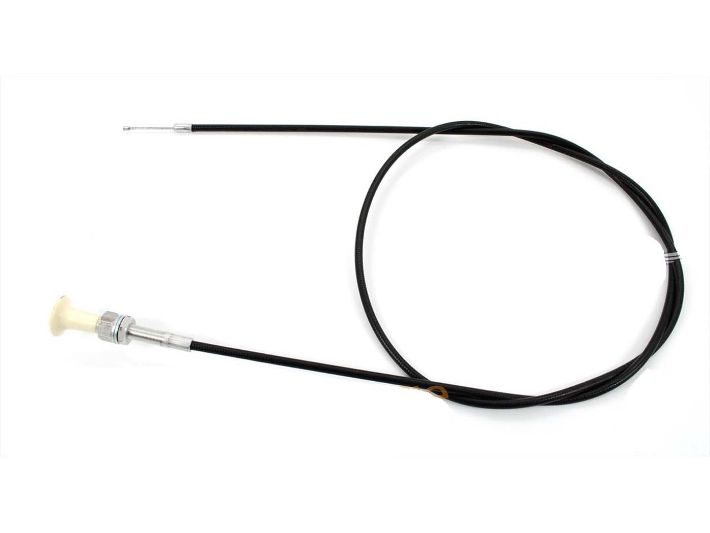 Starterio trosas juodas plastikinis 1,5 m Puch, R 50