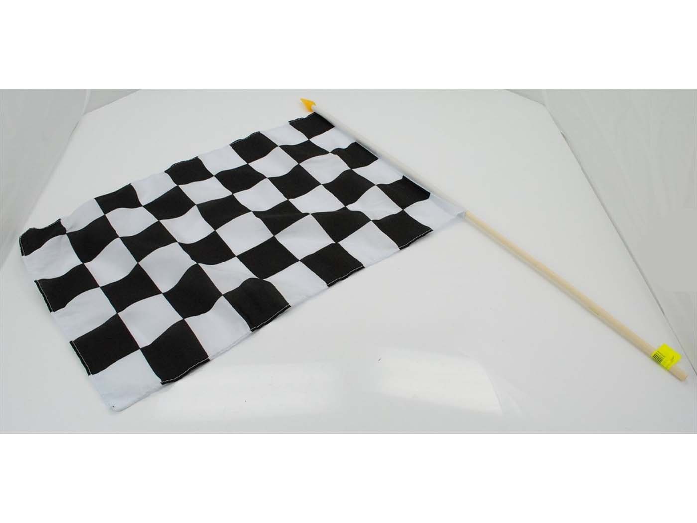 Vėliavos audinys 450mm x 290mm juodai baltas mopedui, mopedui, mokickui